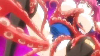 Smutty Summer Fun! Big-Boobed Coed Gets Tentacle-Drilling in Swimsuit Anime