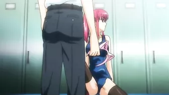 Smutty Summer Fun! Big-Boobed Coed Gets Tentacle-Drilling in Swimsuit Anime