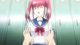 Smutty Summer Fun! Big-Boobed Coed Gets Tentacle-Drilling in Swimsuit Anime