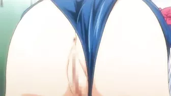 Smutty Summer Fun! Big-Boobed Coed Gets Tentacle-Drilling in Swimsuit Anime