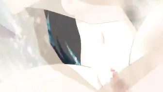 Wet Pussy and Dildoed Ass Fucked Until Creampie in Anime Wet Pussy and Dildoed Ass Fucked Until Creampie in Anime