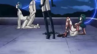Shemale Anime Ass Fucking on Rooftop