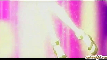 Japanese Anime Couple Sharing Cock