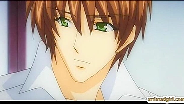 Japanese Anime Couple Sharing Cock