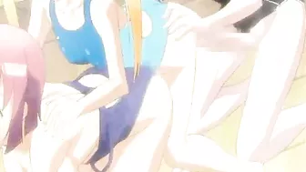 Shemale Group Fucks Long-Cocked Anime Swimsuit Beauty