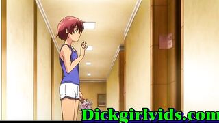 Horny Shemale Fucks Hard in Hentai Anime Toon Sex