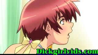 Horny Shemale Fucks Hard in Hentai Anime Toon Sex