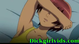 Horny Shemale Fucks Hard in Hentai Anime Toon Sex