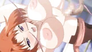 Anime Shemale Tentacle Fuck with Busty Twins