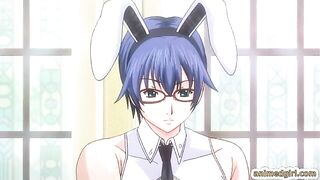 Japanese Anime Group Party Sex with Big Boobs