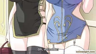 Japanese Anime Group Party Sex with Big Boobs