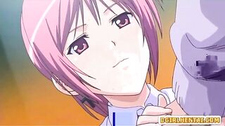 Busty Anime Maid Sucks Big Cock in Japan