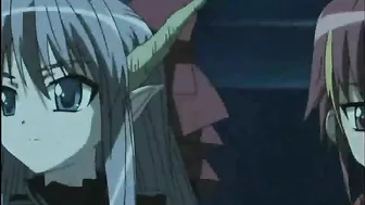 Busty Anime Caught and Tentacle-Fucked in the Forest