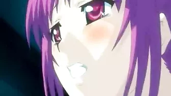 Anime Big Boobs Poking from Behind in Swimsuit