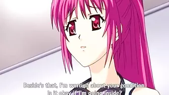 Anime Big Boobs Poking from Behind in Swimsuit