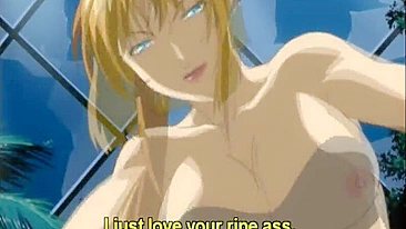 Horny Shemale Lady Hardcore Fucked in Anime Toon Hentai