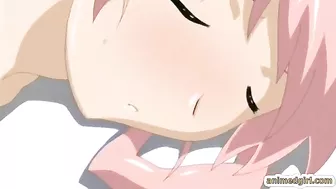 Anime Cutie Gives Blowjob and Cums on Big Dick
