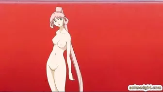 Anime Cutie Gives Blowjob and Cums on Big Dick