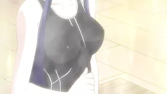 Shemale Cutie in Swimsuit Gets Sucked by Bigcock - Anime Porn