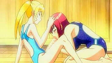 Shemale Cutie in Swimsuit Gets Sucked by Bigcock - Anime Porn