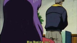 Japanese Schoolgirl Anime Sucks Stiff Dick in Bondage