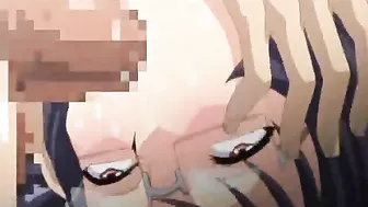 Anime Coed with Big Boobs Gagged and Brutalized