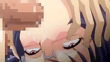 Anime Coed with Big Boobs Gagged and Brutalized