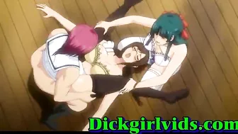 Shemale Fucked & Gangbanged in Hardcore Anime Hentai