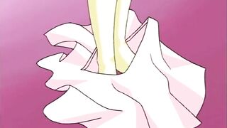 Shemale Threesome Gangbang in Bed - Anime Fuck Fest!