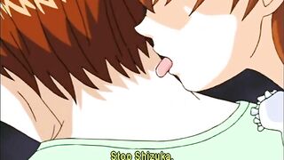 Shemale Threesome Gangbang in Bed - Anime Fuck Fest!
