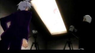 Shemale Anime Maid Self-Masturbates in Bathtub