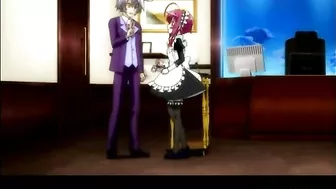 Shemale Anime Maid Self-Masturbates in Bathtub