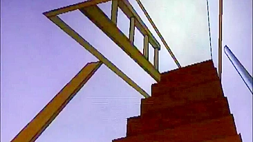 Muzzled Anime Gets Hard Poked and Roped