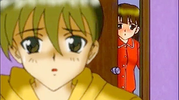 Muzzled Anime Gets Hard Poked and Roped