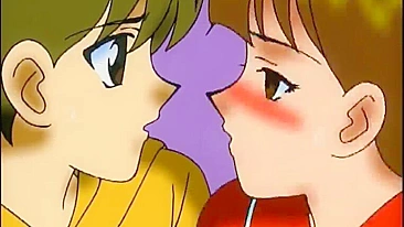 Muzzled Anime Gets Hard Poked and Roped