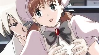 Teen Puts Balls in Hot Pussy - Anime Hentai