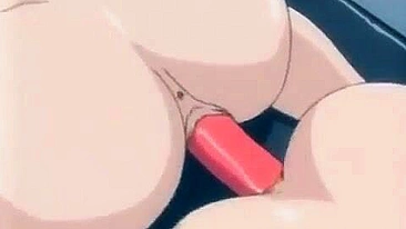 Teen Puts Balls in Hot Pussy - Anime Hentai