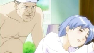 Cute Anime Coed Gets Fingering Pussy