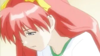 Cute Anime Coed Gets Fingering Pussy