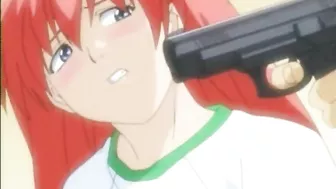 Cute Anime Coed Gets Fingering Pussy