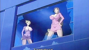 Anime Threesome Fucking with Big Boobs