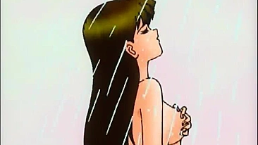 Mind-blowing Busty Anime Self Masturbates in the Shower - 100% Free!
