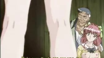 Japanese Schoolgirl Gets Squeezed Tits by Perv in Anime