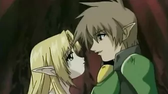 Anime Princess Gets Poked Outdoors with Big Boobs