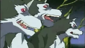 Anime Princess Gets Poked Outdoors with Big Boobs