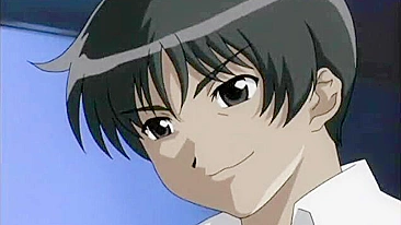 Anime Maid Fingering Wet Pussy and Riding Dick