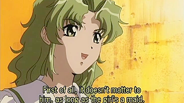 Anime Maid Fingering Wet Pussy and Riding Dick