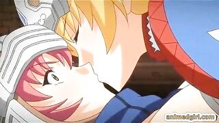 Anime Princess Shemale Poked from Behind in Bed