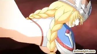 Anime Princess Shemale Poked from Behind in Bed