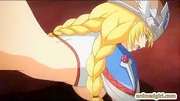 Anime Princess Shemale Poked from Behind in Bed